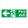 Fire Exit Arrow Left Sign